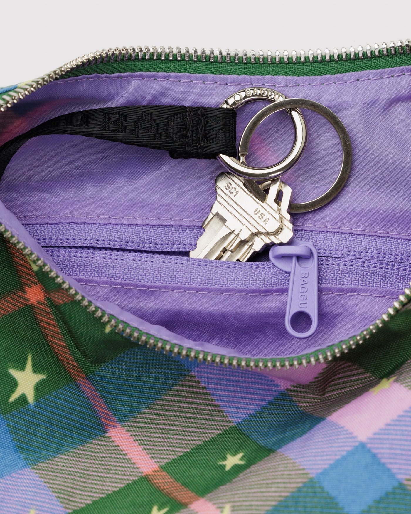 Small Nylon Crescent Bag