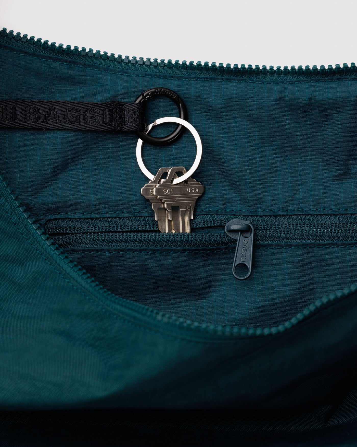 Large Nylon Crescent Bag