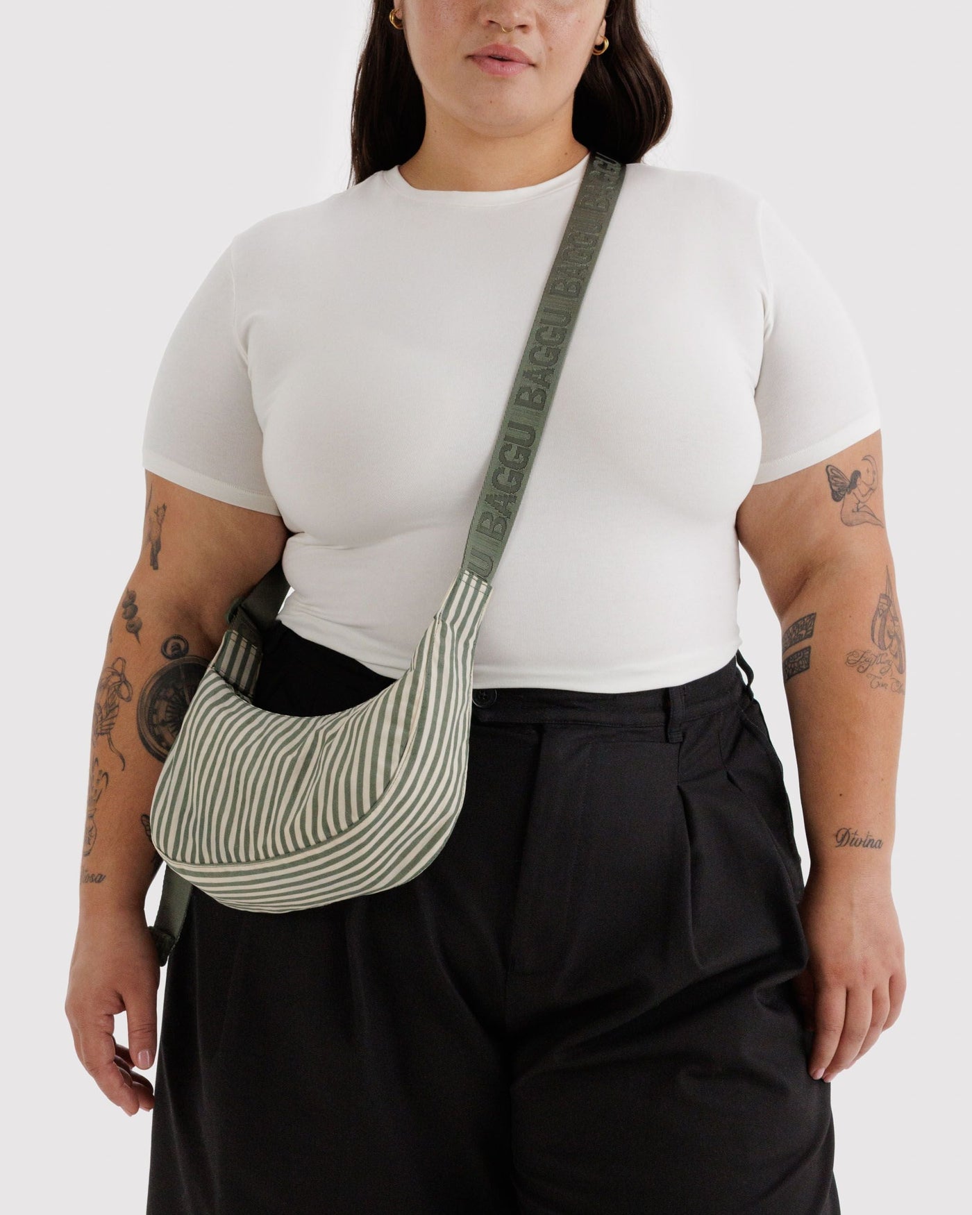 Small Nylon Crescent Bag